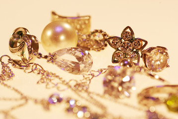 jewels of gold and silver