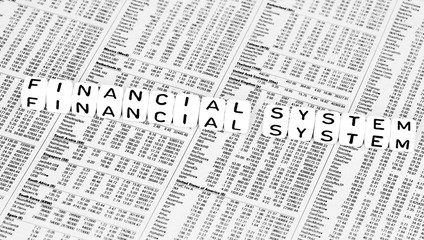 Obraz premium System finansowy