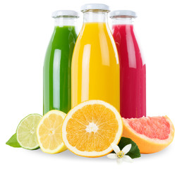 Saft Smoothie Smoothies Flasche Früchte Fruchtsaft freigestellt