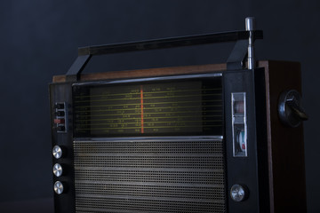 Old and dirty radio