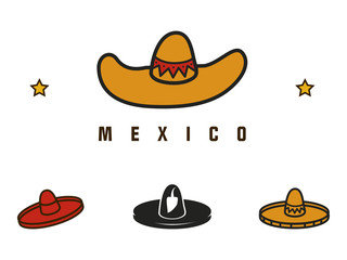 mexican contour hats
