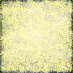 Light yellow grunge background. The texture of the old surface. Abstract pattern of cracks, scuffs, dust