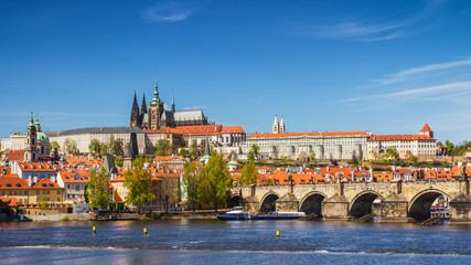 Spring day in the city, Prague, Czech Republic