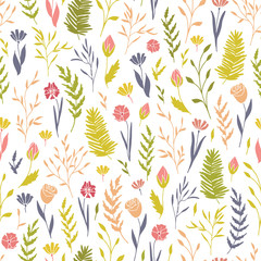 Seamless floral pattern.