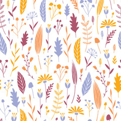 Seamless floral pattern.