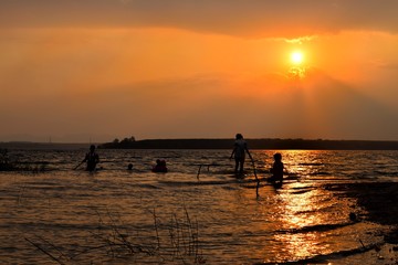 Fototapeta premium sea and sunset