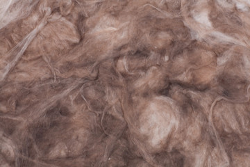 The texture of mineral wool for insulating walls
