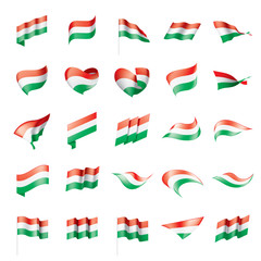 Hungary flag, vector illustration