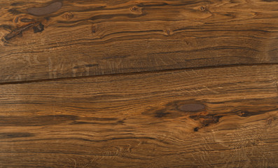 Brown scratched wooden cutting board. Wood texture