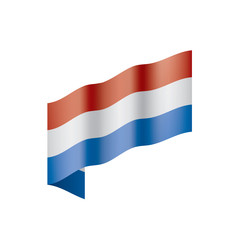 Netherlands flag, vector illustration