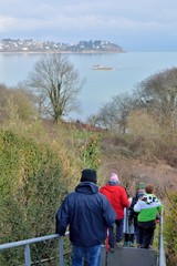 Randonneurs en Bretagne 