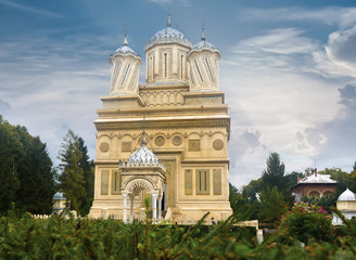 Obraz premium Cathedral in romanian city