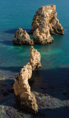 Beaches and rocks of Ponta da Piedade
