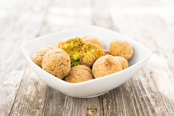 Polpette di Ceci, chickpea balls, Healthy Vegetarian Food 