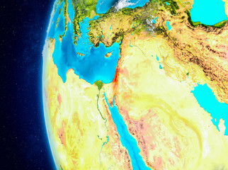 Israel on Earth from space