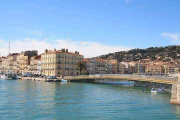 La ville maritime de Sète, la petite Venise Languedocienne, Hérault, Occitanie, France
