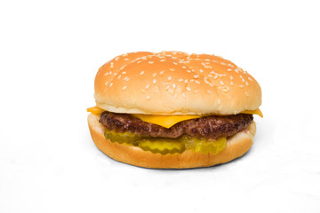 hamburger with cheese