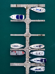 Docks in Lake Michigan