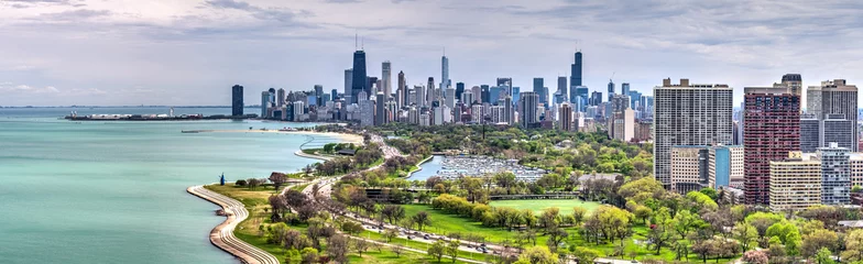 Fotobehang Parks Around Chicago  © Drone Dood