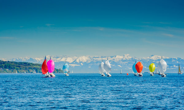 lake constance appears to be a mountain lake.