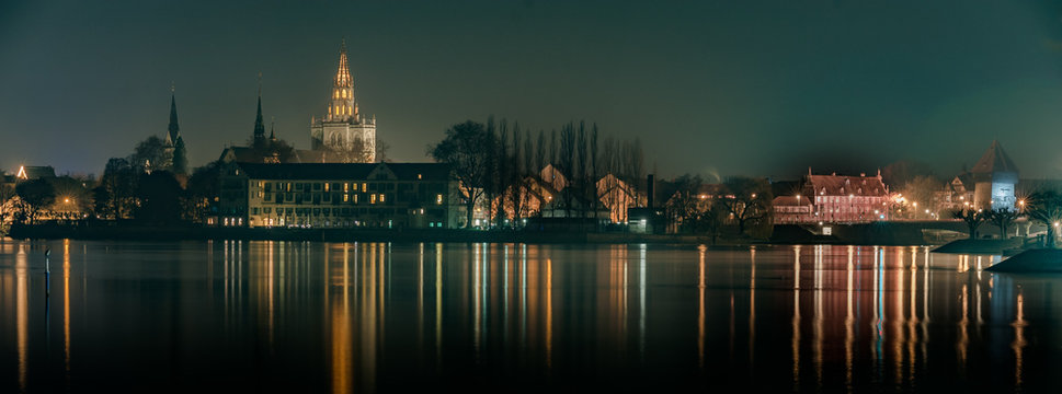 Church of Constance mirroring in the water
