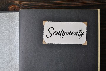 Sentymenty - kartka ze starego albumu