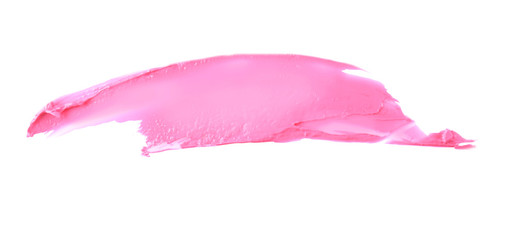 Lipstick on white background. Professional makeup products