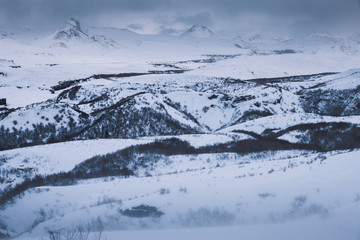 Fototapeta na wymiar Winter Adventure in Thorsmörk, Island