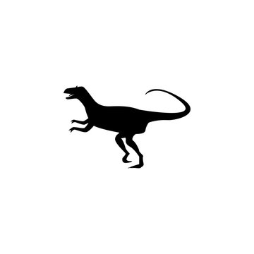 Allosaurus icon. Elements of dinosaur icon. Premium quality graphic design. Signs and symbol collection icon for websites, web design, mobile app, info graphics