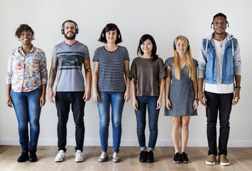 People together enjoying music