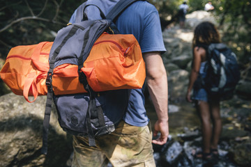 Group of friends on an adventure