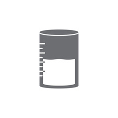 measuring flask icon. Simple element illustration. measuring flask symbol design template. Can be used for web and mobile