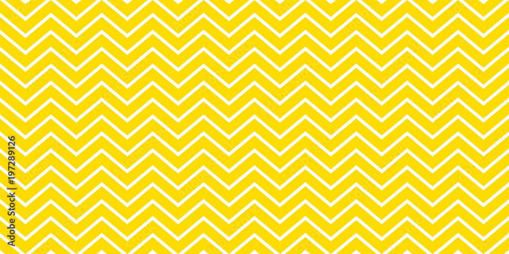 Poster summer background chevron stripe pattern seamless yellow and white.