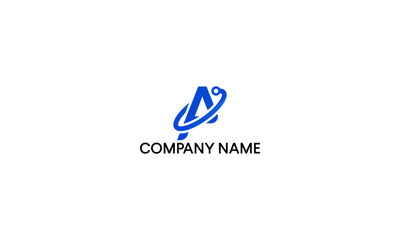 Letter A logo design