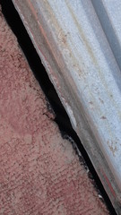 Texture of painted plas