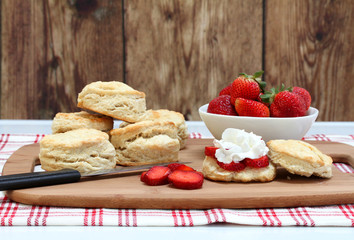 Making Strawberry Shortcake