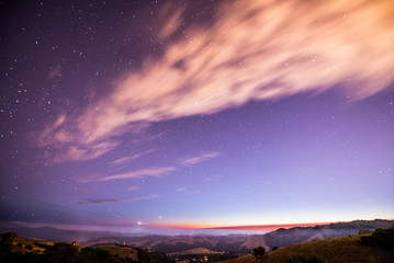 Obraz na płótnie Canvas Perseid Meteor Shower