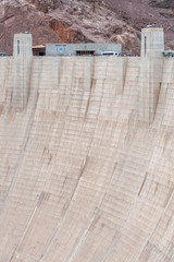 Cropped view to the big Hoover Dam