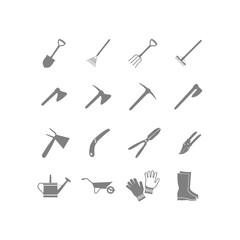 Tools icon. Flat vector icon set