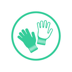 Obraz premium Gloves icon. Vector Illustration