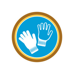 Gloves icon. Vector Illustration