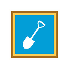 Shovel icon. Vector Illustration