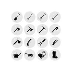 Tools icon. Flat vector icon set