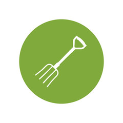 Garden forks. Vector Illustration