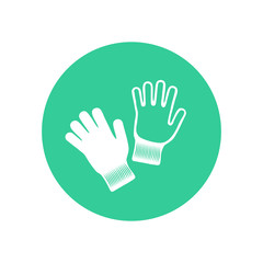 Obraz premium Gloves icon. Vector Illustration
