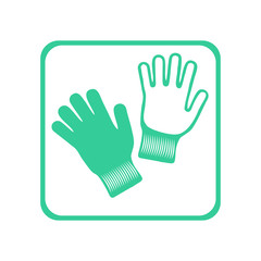 Gloves icon. Vector Illustration
