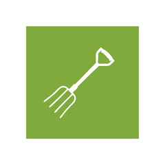 Garden forks. Vector Illustration