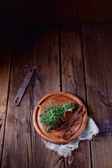 Thymian (Thymus vulgaris).