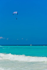 Cancun Beach and Parasailing (Vertical)
