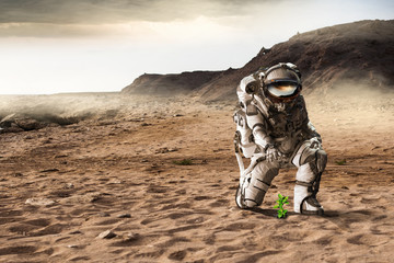 There is life on other planet. Mixed media